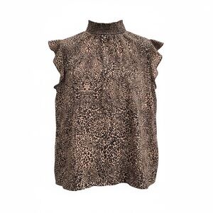 Vince capito animal print blouse